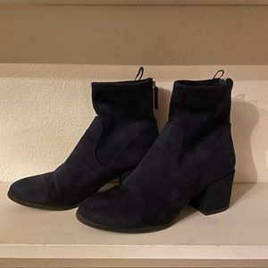 H&M Navy Suede Boots